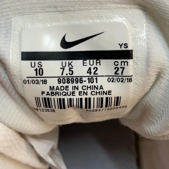 Nike Women's Gray and Pink Sneakers (Size 10) - Picture 8 of 8